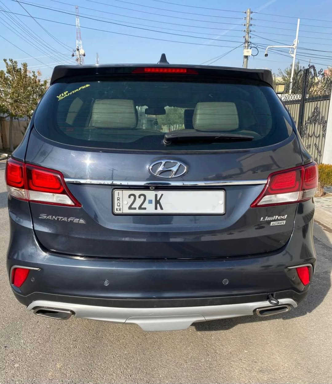 هونداي سنتافي2018 ئةمريكى، ژمارةى هه ولير، رةنگى نةفتى.
مواسةفات فول مواصفاتVIP  ( limited) :
 ناو چوكايتى و رةش شاشه گةوره و لةمس ، كارپلةى ، نيزامى ليخورين ئيكو/سپورت/نورمال ،بةصمه، سةقف پانوراما، صندوق شفت ،ئوتو هولد ،گير توماتيك و عادى ، دژه خليسك ، نيزامى كروز  تحديد سرعة و رادار وحساس، 5 كاميره 360 دةرةجه ،7 نةفةرى ،كوشن كارةبا و جلد و كوشنى پيش و پشتةوه تبريد و هيتةر، سوكان تبريد و هيتةر ،بلاجكتور ليد  ،100000رويشتووه ، سالنامةو هةزةى نوئ يه تاكو 2030/12/30،
 دةرگاى سايق و دواى سايق و چامةلوغى دواى سايق بئ ناو گرتن به شةرت ، ئيرباگى نةتةقيون بةشةرت له وينةكان دياره  ، هيچ ساردى نيه .
سيعرى175وةرةقةو مامةلةيةكى كةم، شوينى ئوتومبيل هةولير ، ژمارةى موبايل ***********

هونداي سنتافي 2018 وارد أمريكي ،رقم اربيل، لون نفطي.
مواصفات فول مواصفات (limited) VIP:
  داخلي جلكيتي واسود ،شاشة كبيرة لمس كاربلاي، نظام القيادة ئيكو /سپورت /نورمال ،بصمة ،بريك بصمه،سقف بانوراما ،سندوق شفط ،ئوتو هولد ، گير اوتوماتيك و عادي ، مانع إنزلاق، گير اتوماتيك و عادي، نظام كروز تحديد سرعة و رادار و حساس، 5كامرات 360 درجة، 7 راكب ،الاشارة بالمرايا، كشن كهربائي و جلد و كشنات الامامية والخلفية تبريد وهيتر ،الستيرن تبريد و هيتر ،ماشية 100000 ، بلاجكتور ليد ،السنوية جديدة لحد 2026/12/30.
الضرر بابين وجاملوغ الخلفي لجهة السائق بدون تعديل بارد ، بدون دواخل بشرط ، ايرباگ ما طاگ سالمين بشرط مبين بصور الحادث 
السعر 175 ورقة وبيه مجال للطيبين ، مكان السيارة أربيل رقم الموبايل *********** أربيل, العراق
