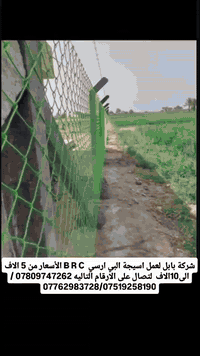 اسيجة BRC • اسيجة عشبية • كافة المحافظات