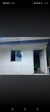 متاح كرفان نضيف قياس 3×4كهرباء كاملة رايدة بلمليون و 300 وبي مجال مستع...
