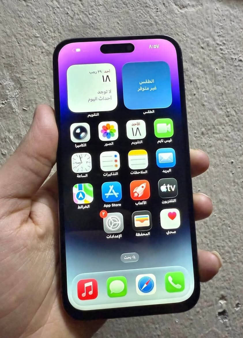 14 برو ماكس الذاكره 256 البطاريه 78 بدون ملحقات السعر 775 رقمي ***********
