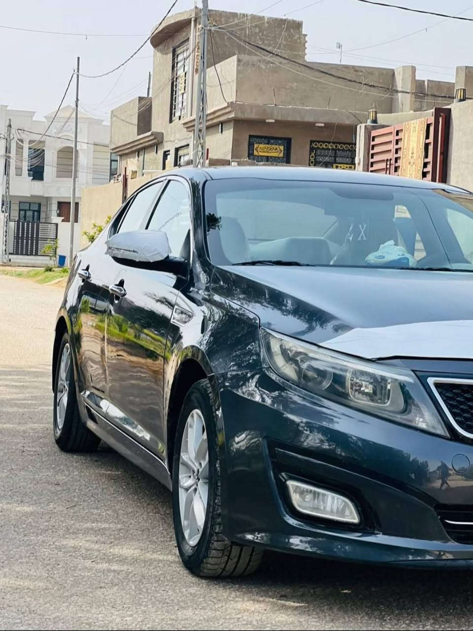 السلام عليكم اوبتيما موديل ١٦ خليجي السيارة محرك ٢٤٠٠ دوش السيارة جاهزه من كلشي تخم تاير حدادية جديدة ارضية جلد اشاير ب مري بيه الهلات الخلفية صبغ وقبق الجنطه فقط صبغ وبدون حادث رقم بغداد جاهزه ع الاخير ***********
