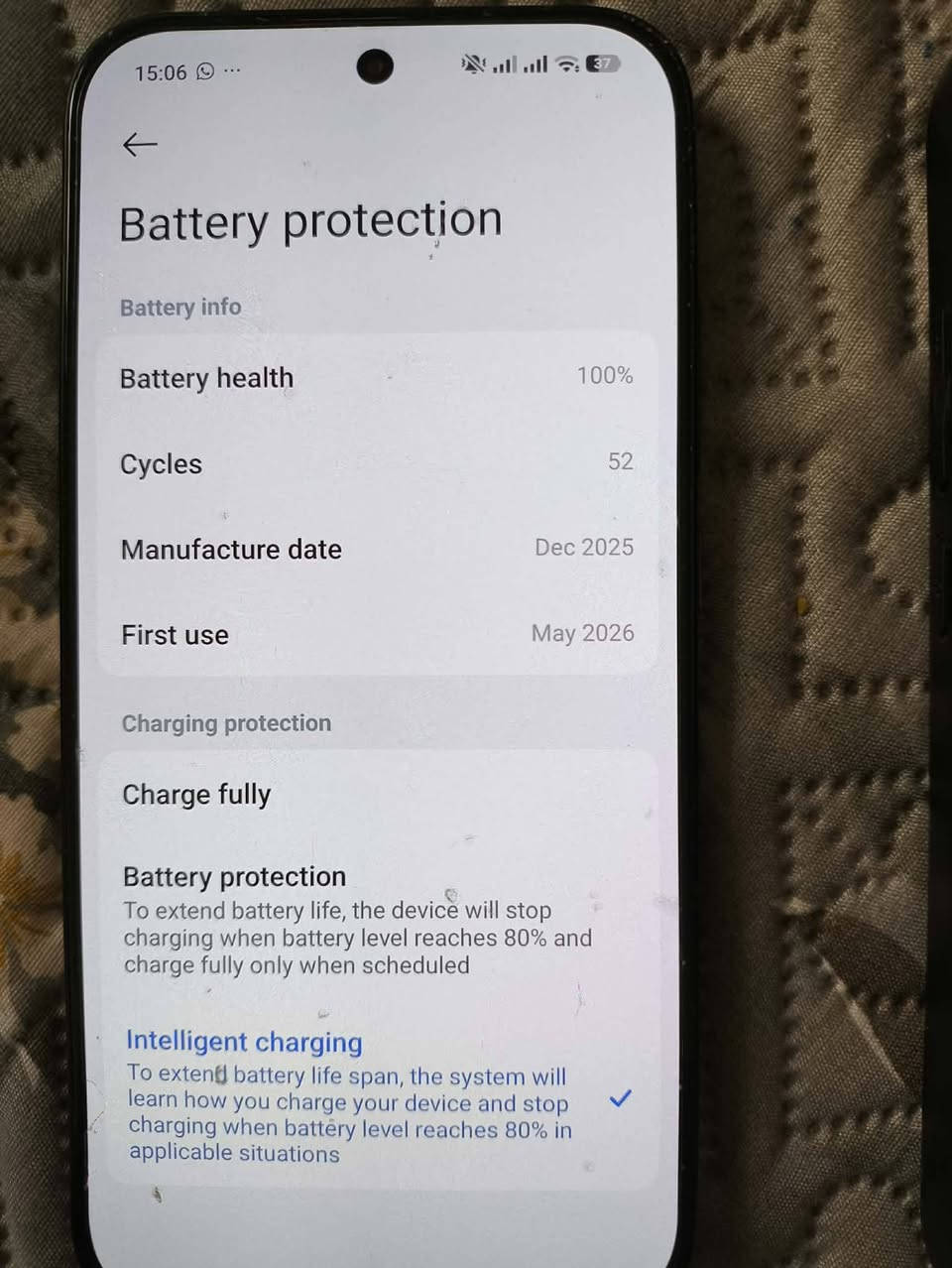 Poco x8 pro ذاكرة 512 كامل ملحقات شاحنة كارتونة بطارية 100 مشحون 52 مرة بس استعمال بسيط جدا الجهاز مستعمل فقط شهرين وياه كفر ماك سيف وكفر الجهاز ممستعمل اصلا توصيل ماعندي مكاني بغداد تقاطع النهروان سعر الجهازخاص او تواصل واتساب او اتصال
***********

