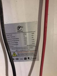 لوحه شمسية ١٢٠ واط • عاكسه ١٥٠٠ واط • بعقوبه