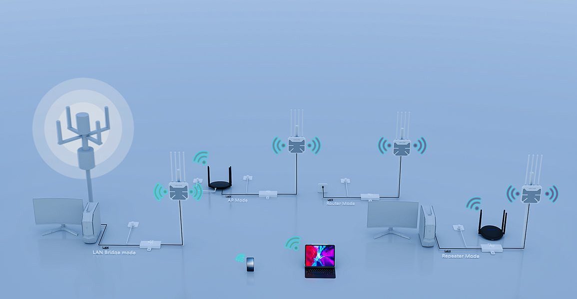 توفر Wavlink Aerial HD6 AX1800
جهاز تقوية وتوسيع نطاق إنترنت خارجي متطور. يعتمد الجهاز على تقنية Wi-Fi 6 لتقديم سرعات عالية وتغطية واسعة في المساحات المفتوحة.

المواصفات التقنية الرئيسية

معيار Wi-Fi: يدعم تقنية Wi-Fi 6 (802.11ax) المتوافقة مع الإصدارات السابقة. 

السرعة الإجمالية: تصل إلى 1800 ميجابت في الثانية (1201 ميجابت على تردد 5 جيجاهرتز و574 ميجابت على تردد 2.4 جيجاهرتز). 

الهوائيات: مزود بـ 4 هوائيات خارجية قابلة للفصل بقوة 8dBi لكل منها، مصنوعة من أنابيب زجاجية مقاومة للتآكل والرياح. 

سعة الأجهزة: يدعم اتصال ما يصل إلى 128 جهازاً في وقت واحد (وتشير بعض المصادر إلى إمكانية دعم حتى 256 جهازاً). 

نطاق التغطية: يوفر تغطية لاسلكية تصل لمسافة 200 إلى 300 متر في الأماكن المفتوحة. 

المتانة والحماية الخارجية

تصنيف IP67: الجهاز مقاوم تماماً للغبار والماء، مما يجعله مثالياً للعمل تحت المطر أو الثلج.

الحماية الكهربائية: يتضمن حماية مدمجة ضد الصواعق (6kV) وتفريغ الكهرباء الساكنة (15kV ESD).

درجات الحرارة: مصمم للعمل في ظروف جوية قاسية تتراوح بين -20 إلى 50 درجة مئوية. 

أوضاع التشغيل (4 في 1)

يتميز الجهاز بمرونة عالية حيث يدعم عدة أوضاع تشغيل:

 

Mesh Router: للعمل كجهاز توجيه رئيسي ضمن نظام شبكي.

Access Point (AP): لتحويل الإنترنت السلكي إلى شبكة Wi-Fi.

Repeater: لتقوية إشارة Wi-Fi موجودة مسبقاً وتوسيع مداها لاسلكياً.

Mesh Extender: للتكامل مع أجهزة Wavlink الأخرى لإنشاء شبكة موحدة (Seamless Roaming). 

السعر والتفاصيل خاص .. ✉️

متوفر توصيل كل العراق .. 🚕


**إذا كنت صاحب هذا الإعلان وتريد حذفه لأي سبب، رجاءا أرسل رسالة إلى الدعم الفني**
