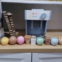 ماكنة ايس كريم • انكو • خشب