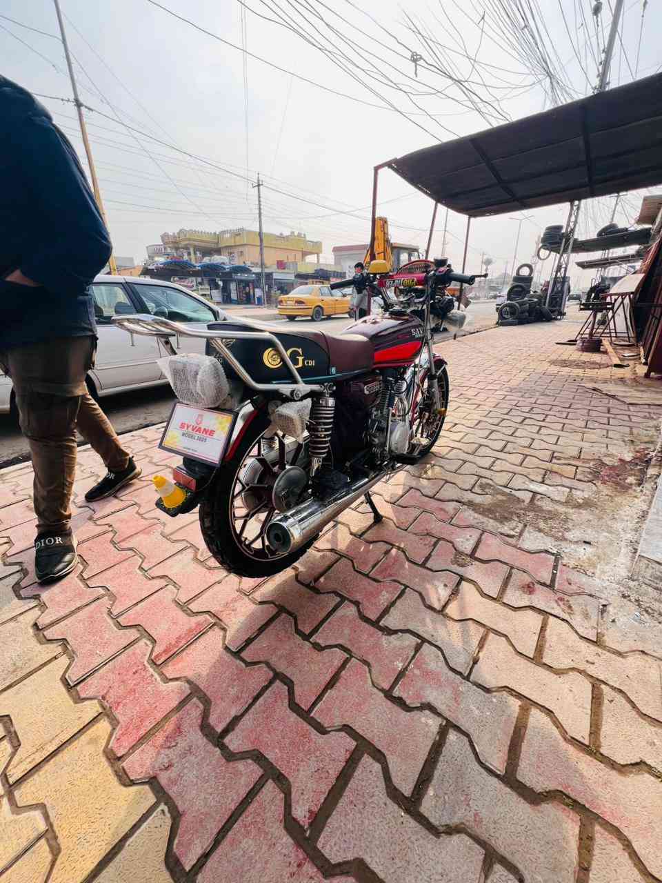 نام برو. موديل 2024.  نضاف فول محرك 200.  cc مكاني جنوب الموصل كياره رقمي *********** السعر 675 بي مجال شي قليل
