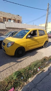 كيا بيكانتو موديل 2009 هيئه و غرامات مصفرره رقم مميز سياره جاهزه بس شغ...