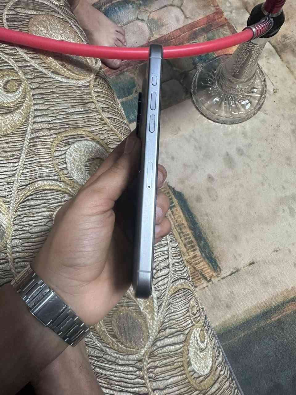 ايفون 15برو ماكس بطارية 🔋 93 ذاكرة 256
بغداد-الحسينية 
متوفر واتس اب 
***********
