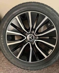 سلام العليكم هاي تاخم ويل و تاير ميرسيدس للبيع قياس 225/50/17/ اصلي ال...