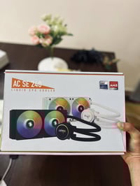 مبرد مائي AC SE240  راديتر حجم 240 سرعة 2000دورة بالدقيقة تدفق الهواء ...