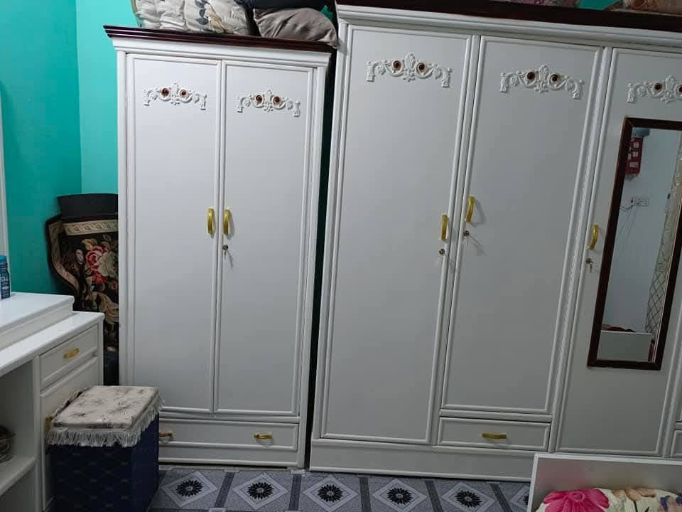 سلام عليكم غرفه نوم للبيع نضافة نفس الصور للبيع مامتواجد عل فيس الاستفسار ***********
