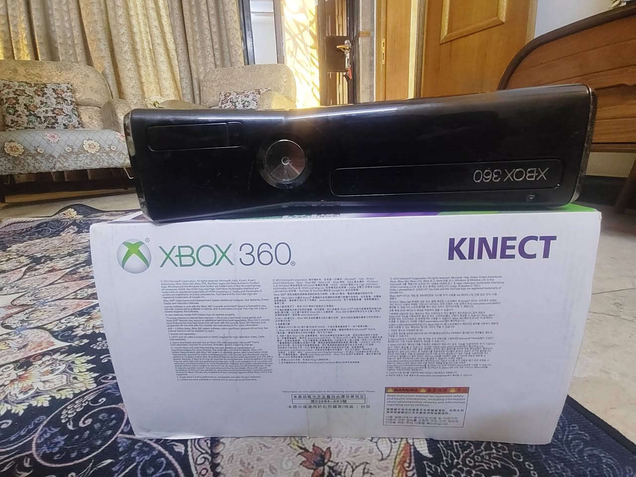 السلام عليكم 
اكس بوكس 360 سلم مهكر ويا الملحقات  الهارد اخذته جديد حجمه 256 
السعر 140 وبي مجال بسيط
بغداد النواب / حي الامين
*********** 

والالعاب البي كله تشتغل
Dead Space™3
Devil May Cry4
Devil May Cry5
FIFA 19
Grand Theft Auto V Disc
Mark of the Ninja
VANQUISH
Halo 4
Red Dead Redemption
spiderman web of shadow
Minecraft
METAL GEAR RISING
Marvel VS Capcom Fate Tow Worlds
Guacamelee! STCE
