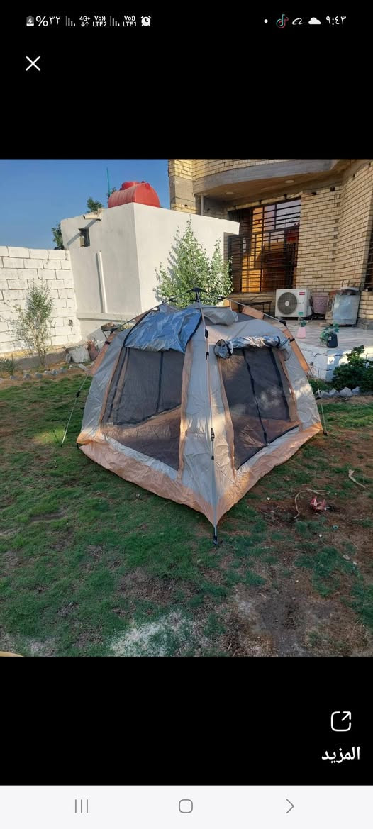 مستلزمات تخييم
سليب باك السعر ١٥ الف
خيمة نفرين و٣ نفرات/ السعر ١٥
 الف جملة   
سريرمختلفة الاشكال / السعر ١٥ الف  متوفر ١٣ سرير 
دوشك نفرين نفخ ذاتي ٤٠ الف
عربة مخزنية 60الف
ستر تكتيكية سعر الجملة 10الف/المفرد ١٥ الف


**إذا كنت صاحب هذا الإعلان وتريد حذفه لأي سبب، رجاءا أرسل رسالة إلى الدعم الفني**