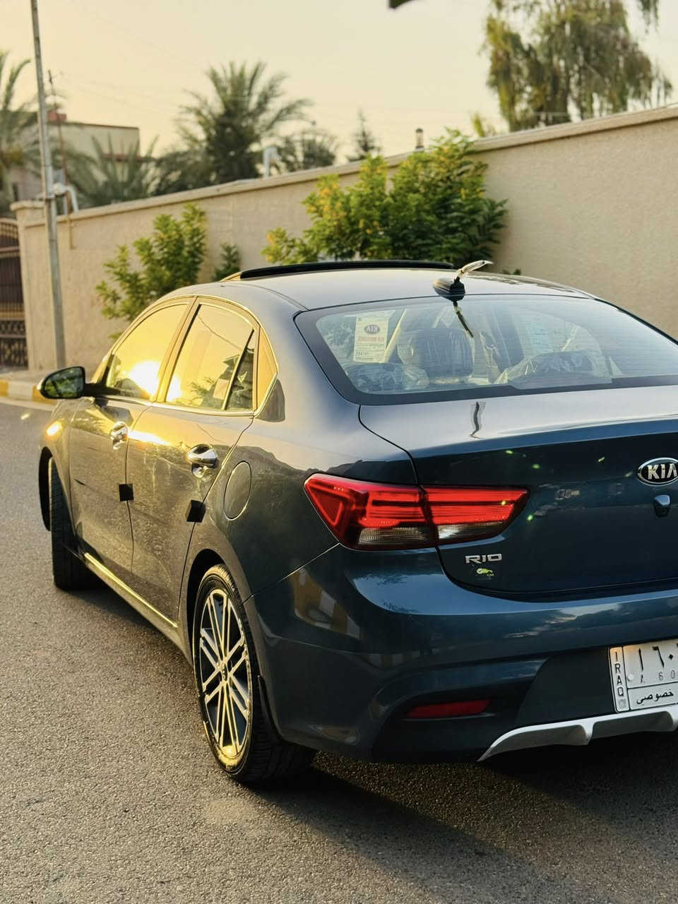 سلام عليكم
كيا ريو 2019 امريكي فئة EX

ضرر بنيد فقط تبديل نفس الون والسونار مرفق بالمنشور
رقم انبار معوقين باقي عليها ٣ اشهر تصير حرة 

فول مواصفات

بصمة تشغل +بصمة ابواب دخول ذكي

محرك 1600

تحكمات مقود بالكامل 

تدفئة مقاعد 

تدفئة مقود

نظام السبورت 

فتحة سقف

شاشة تدعم اندرويد اوتو وابل كار بلي كامرة خلفية

فتح الصندوق عند الاقتراب

 

تخم تاير جديد ويل ١٧ البلادي

قفل سرعة

داخل صاج ملكي

منضومة زنون + بك لايت خلفي  Led

السعر ١٠٥ بيها مجال

مكان السيارة الانبار هيت

***********
