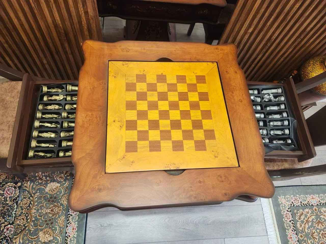 مێزی دۆمینەو شەترەنج ودووكورسی
ئەنتیك لەئەسفەهان بەتایبەت كڕدراوە ئیشی دەستە
٦٥٠$ پێدراوە ئەیفرۆشینەوە بە٣٥٠ هەزار لەسلێمانی  #لەسلێمانی


**إذا كنت صاحب هذا الإعلان وتريد حذفه لأي سبب، رجاءا أرسل رسالة إلى الدعم الفني**