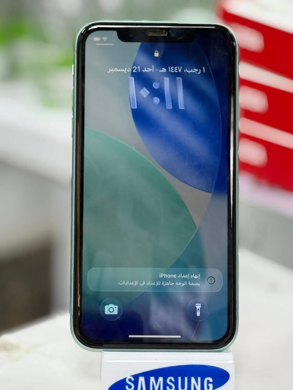 سلام عليكم ايفوان١١ شرق اوسط جهاز مبدل شاشة وبطاريه تفصيخ جهاز فول مكفول من كلشي 200قفل بياع ***********
