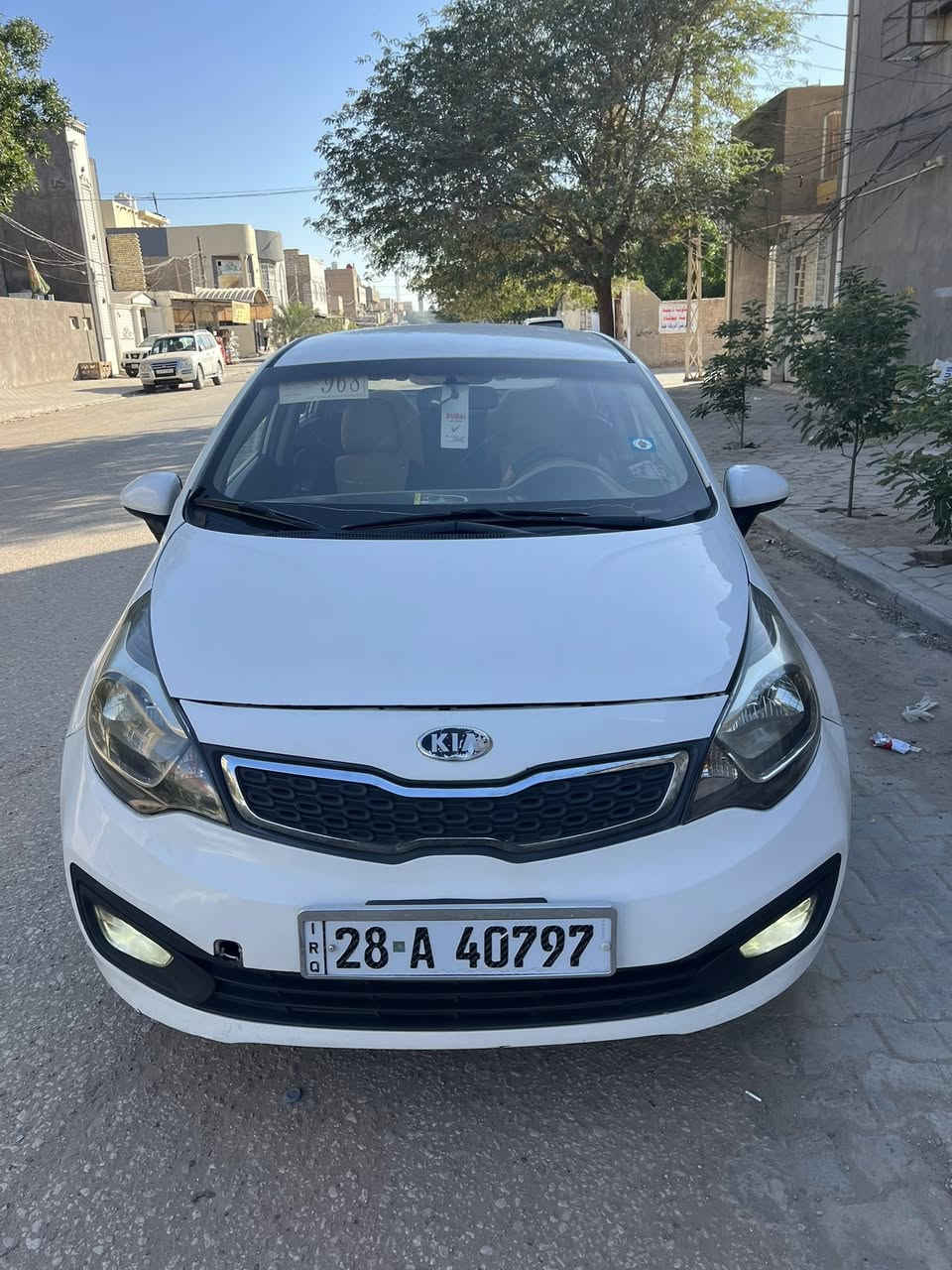 السلام عليكم
كيا ريو 2012 خليجي محرك 1600 قطرتين دوش كير محرك حداديه تخم تاير كله جديد 

السيارة بيها جاملغ وبنيد فقط رقم نجف الجديد بسمي تحويل مباشر 

السعر 86سونار داخل المنشور 

العنوان النجف الاشرف قرب مطعم الخيمه 

***********
