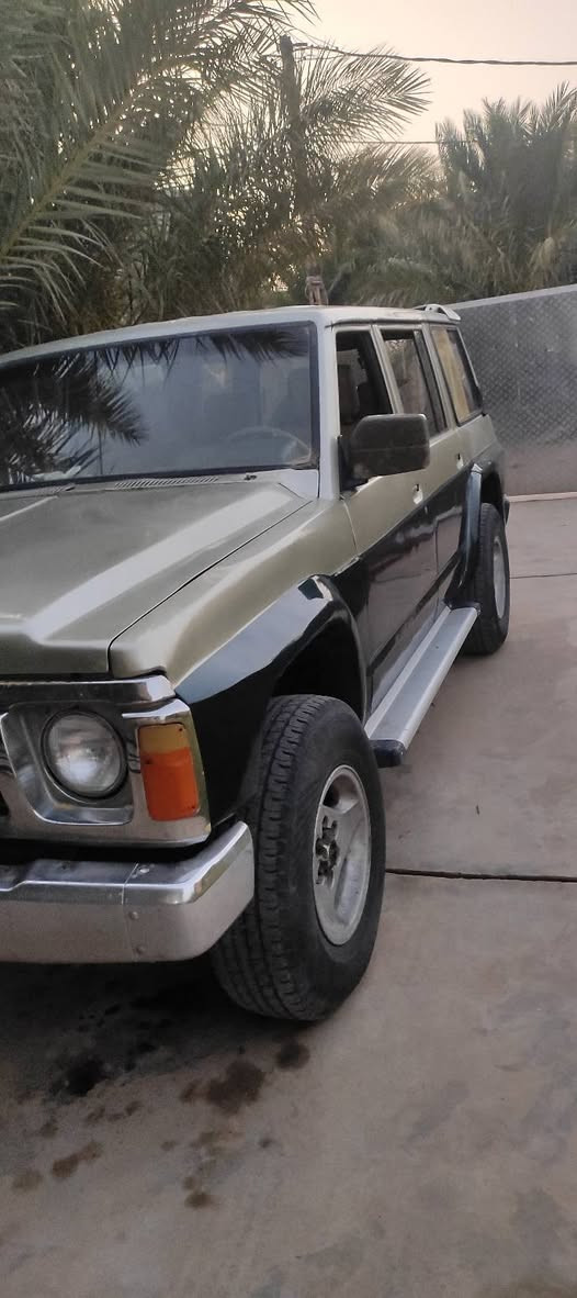 نيسان باترول .... 
 موديل 1991
 رقم بصره
 مشروع وطني
 سنويه بأسمي ثاني يوم تحويل 
محرك 4200 بانزين
تبريد شغال
 مكفوله ..صبغ للجماليه بدون حادث
تايرات حجم 16 
دفع رباعي 
مكان سياره ديالى بلدروز
اللاستفسار 
***********
‏‪***********‬‏
