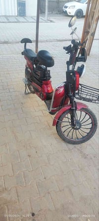 دراجة كهربائية • حجم ٢٤ • ٥ بطاريات