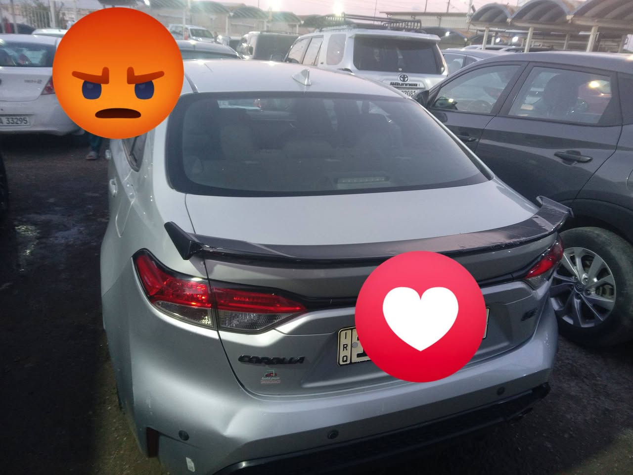 كورلا ٢٠٢٢ وارد امريكي ضرر جمارلغ الاخلفي بارد والبنيد صبغ والباب صبغ ومعجون سياره كير مكينه كفاله تخم تاير ماشيه ٤٠ سياره خير من الله *********** رقم بغداد
