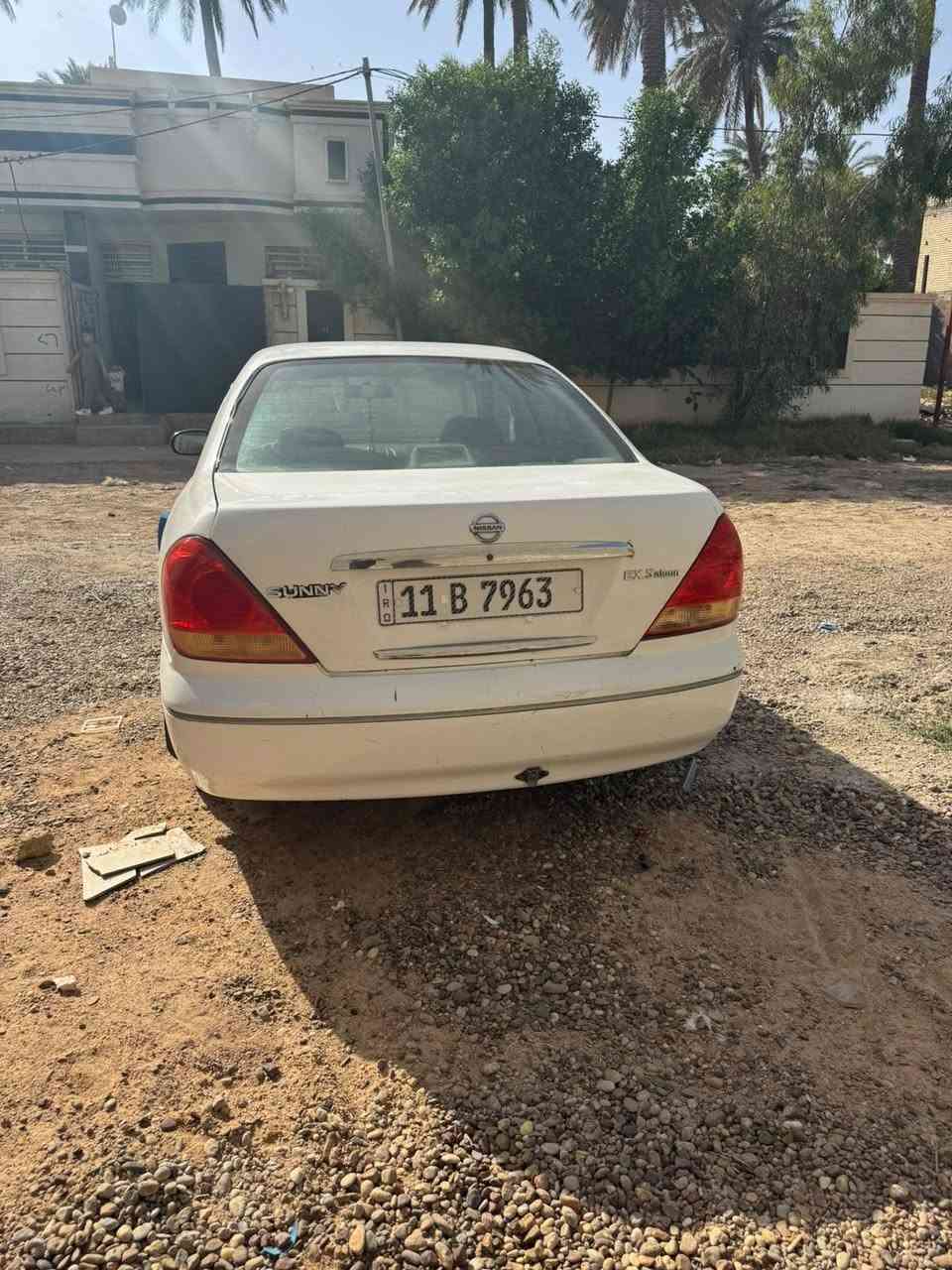 سلام عليكم اقرة المنشور زين
كل تفاصيل ذاكرهة بلفديو وراح اذكرهة هنا
نيسان سني ياباني ٢٠٠٥ محرك قبق ابيض فول اوتماتيك
٤ جام كهرباء كير اوتو مري اوتو
داخل صاج
بيهة طخة أمامية بلايت جمة اليمنه وبنيد بيه معجون بدون دواخل
وبيهة طخة بك لايت خلفي وجاملغ الخلفي بيه بلذيال معجون بدون حوض
بأسمي رقمهة حلو ٤ ارقام
تبريد منضومة جديدة
مكينه لا تنقيص ولا تبخير خير من الله
كير بدلت دهن مالته فقط من سيارة باردة  يتأخر بلتحريك دقيقه يلة ينمر او اذب الكير على ١ وانوب احول d يلة تمشي اذا مستعجل
السيارة معروضة ٧٥ وبيهة مجال حك جيتك 
***********
مكاني بغداد الحرية  او الكاضمية الطي بغداد, العراق
