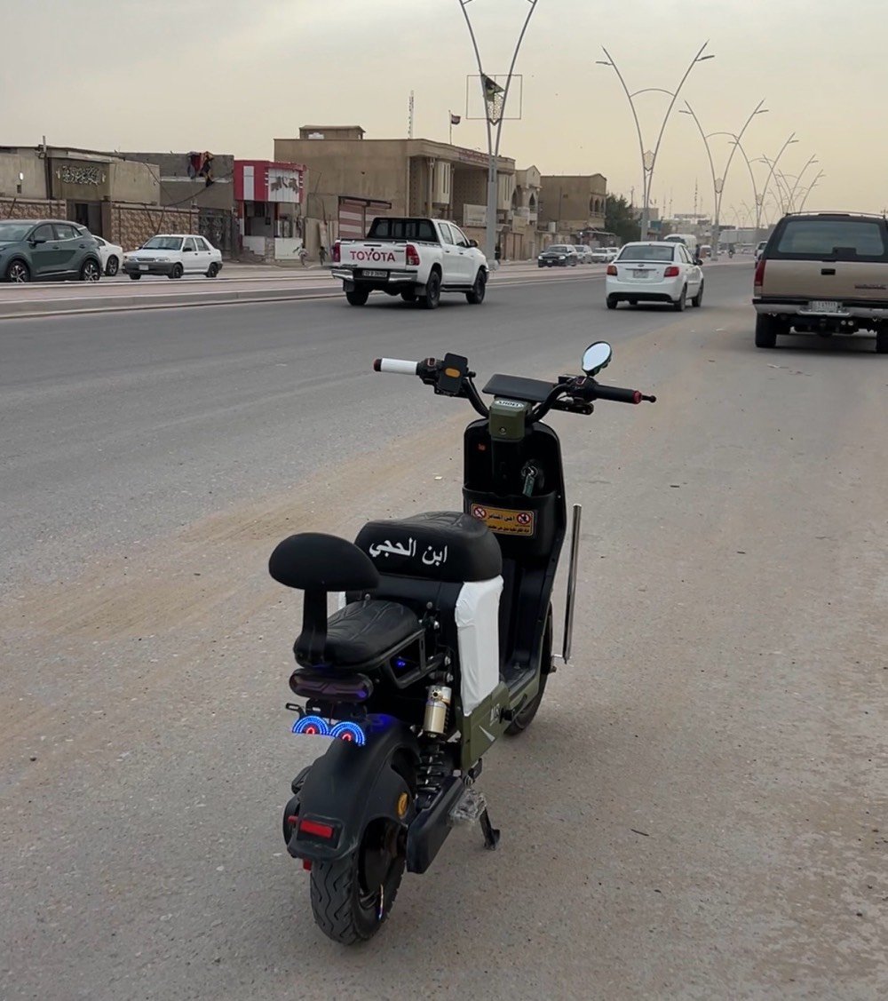 دراجة نضافة گبال عينك قبل سبوعين ذبيتلها بطاريات 32 امبير 5 بطاريات ب200 الف الدراجة اخت الجديدة رايدها ب390 الف لو ما محتاج الفلوس ما ابيعها الله شاهد عنواني البصرة الزبير رقمي *********** متوفر واتساب فقط