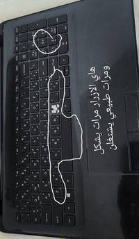 لابتوبhp للبيع حجم الشاشة 15.6 جيل الثالث كور اي 3 رام 4 كيكا هار 500h...