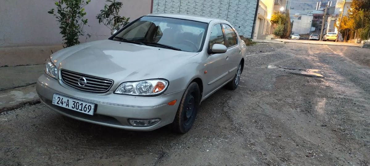 ماکزیما 
مۆدێل : ٢٠٠٢ 
سەنەوی تا ٢٠٢٨ تازەیە ،بەناوی خۆمەوەیە ،ڕەقەم دهۆک
کامل بۆیاخ بۆ جوانی ، مەعجوونی تیایە ، تەنها یەک چەمەلەخی دواوەی پێوەیەتی 
گێڕ ئۆتۆماتیکە و هەموو شتێکی بە شەرت 
تایەی تازەیە 
تەبرید بە شەرت 
گێڕ و مەکینەی بە شەرت 

٥٥ مەجال 

ژمارە مۆبایل : *********** السليمانية, العراق
