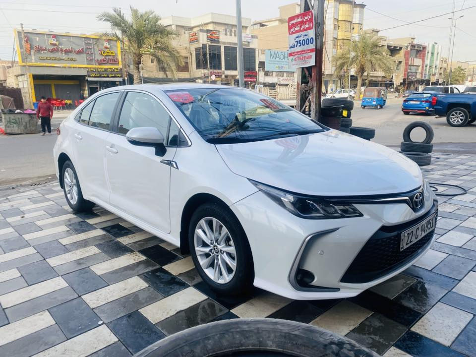 تويوتا كورلا 2024 خليجي
كفاله عامه من كلشي ضمان تويوتا العراق(ساز SAS)
فول موصفات GLI
حجم محرك 1800
نوع وقود بنزين فقط
دخول ذكي بصمه تشغيل وبصمه ابواب
شاشه ديجيتل
حساس امامي خلفي
لايت عدسه
تبريد قطعتين
بك لايت لد
كشاف لايت لد
مراه قابه لطي اشاره بل مري
وضعيات قياده 
مراه داخليه عاكسه
سياره بسمي تحويل مباشر هزه سنويه كله جديد رجاء اقره تفاصيل زين واتصل لان ذاكر كلشي بل منشور وسونار موجود بل صور عنوان بغداد شعب سعر 186وبيه مجال قليل
للاتصال ***********
