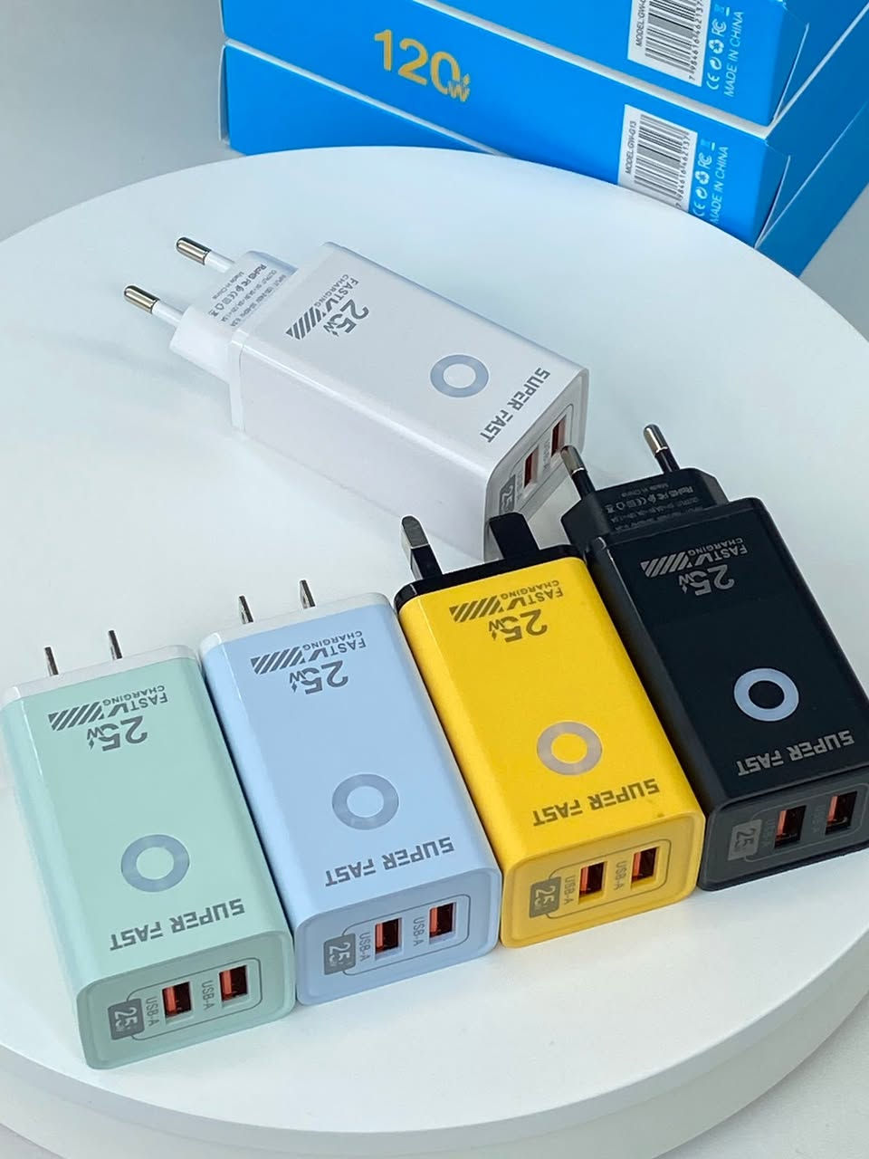 New design
A+C  12W/ 15W/ 20W
1×USB  QC-25W
2×USB  15W
US/ EU/ UK
250pcs/ CTN
 WhatsApp / Wechat:+8615707681640 Linda Zeng

#manufacture 
#OEM #ODM
#mobileaccessories #accessories #datacable #CABLE #powerbank  
#MadeinChina  #products
#Wirelesscharger  #batterypack
#TravelAdaptor #UniversalAdaptor #Type-C #Micro 
#fastcharging  #USBcharger
#ChinaSupplier #ChargingCable
#FastCharging #USBcable
#ChargerFactory #CableOEM
#ElectronicsSupplier
#GadgetWholesale
#ElectronicsFactory #BulkOrders
#WholesaleElectronics
#MobileAccessories


**إذا كنت صاحب هذا الإعلان وتريد حذفه لأي سبب، رجاءا أرسل رسالة إلى الدعم الفني**