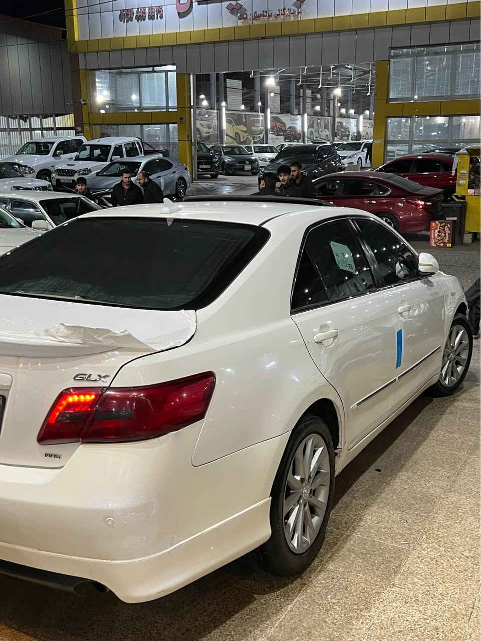 سلام عليكم 
تويتا كاميري
موديل (٢٠٠٨)
سياره كيرو معرك كوله بشرت
اربعه تايرات جديد
رقم سنويه كولي جديده
سياره رقم اربيل
مكينه ما مفتوع
قطعتين مصبوغ
سعر ١٠٤$قفل
لي معلومات ازياد
***********واتس اب فايبر أربيل, العراق
