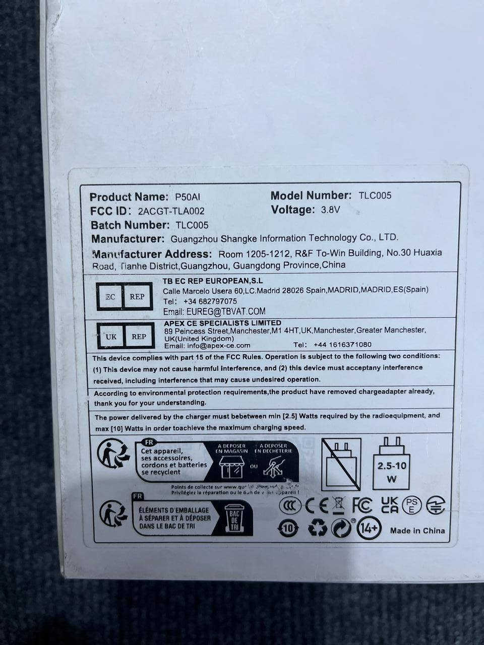 ايباد بهذه الشكل ذاكره 128GBوذاكره عشوائيه 6GB
ابيعه بنظام (الفحم الفحم الفحم) ركز  لان جهاز جاي يشكل ويطفي ويشتغل من وحده مثل ماموضح بلفيديو الي يخدمه ينطي سعر بي وبلعافيه


**إذا كنت صاحب هذا الإعلان وتريد حذفه لأي سبب، رجاءا أرسل رسالة إلى الدعم الفني**