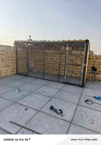 السلام عليكم حداد متجول في حياءقضاءعفك  شغلنه لاحد الاخوه ابراج مستعدين لحداده انواع المحميات والأبراج والقفص *********** نشتغل لجميع صقاءف السيارات 🏠اتجول
