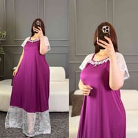 دشداشة نسائية • فانيلا زبده • فري سايز