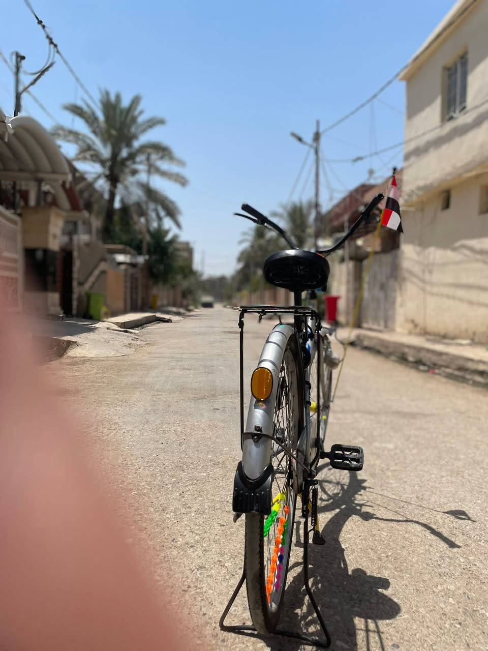 السلام عليكم 
للبيع ياباني موديل ١٩
بايسكل جنبزه 
لايت داينمو شغال 
ويل خلفي معوج نسبه ١٠٠/٢٠
 بي جراد لان جان متروك 
نضافته فول سعر ٧٠وبي مجال
عنواني بقعوبه حي المعلمين 
للتواصل ***********
