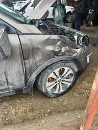 كيا سبورتج  موديل 2012 سيارة ب اسمي  حادث بسيط بس جاملق وصندوق اشوية م...