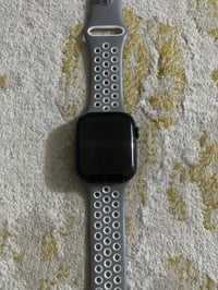 ساعة ابل سيريس 9 ذاكرة 64  بطارية 99 حجم 45 ملحقات شاحنة فقط بغداد / ا...