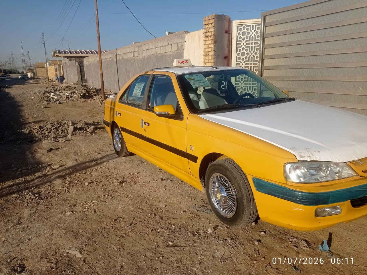 سلام عليكم بيجو بارص 2015 رقم ذي قار سيارة جاهزه من كلشي
مكينه وكير جديده
تخم تاير جديد صالي 10 ايام من شادهم
تبريد شغال
كهربائيات جاهزه من طول لطول
البرانكيت جديد وشرط الفحص
حدادية جديده
دواخلها مثل مامبين بالصوره كلش نظيفات
السياره مكفوله من من التبديل  والعيب الشرعي 
السياره جاهزه كبل للشارع مالت شغل وخير من الله
ملاحظه (السنويه ساقطه )
السعر 38 وبيه مجال حگ الجيه 
عنواني الناصريه مركز رقم الهاتف ***********
