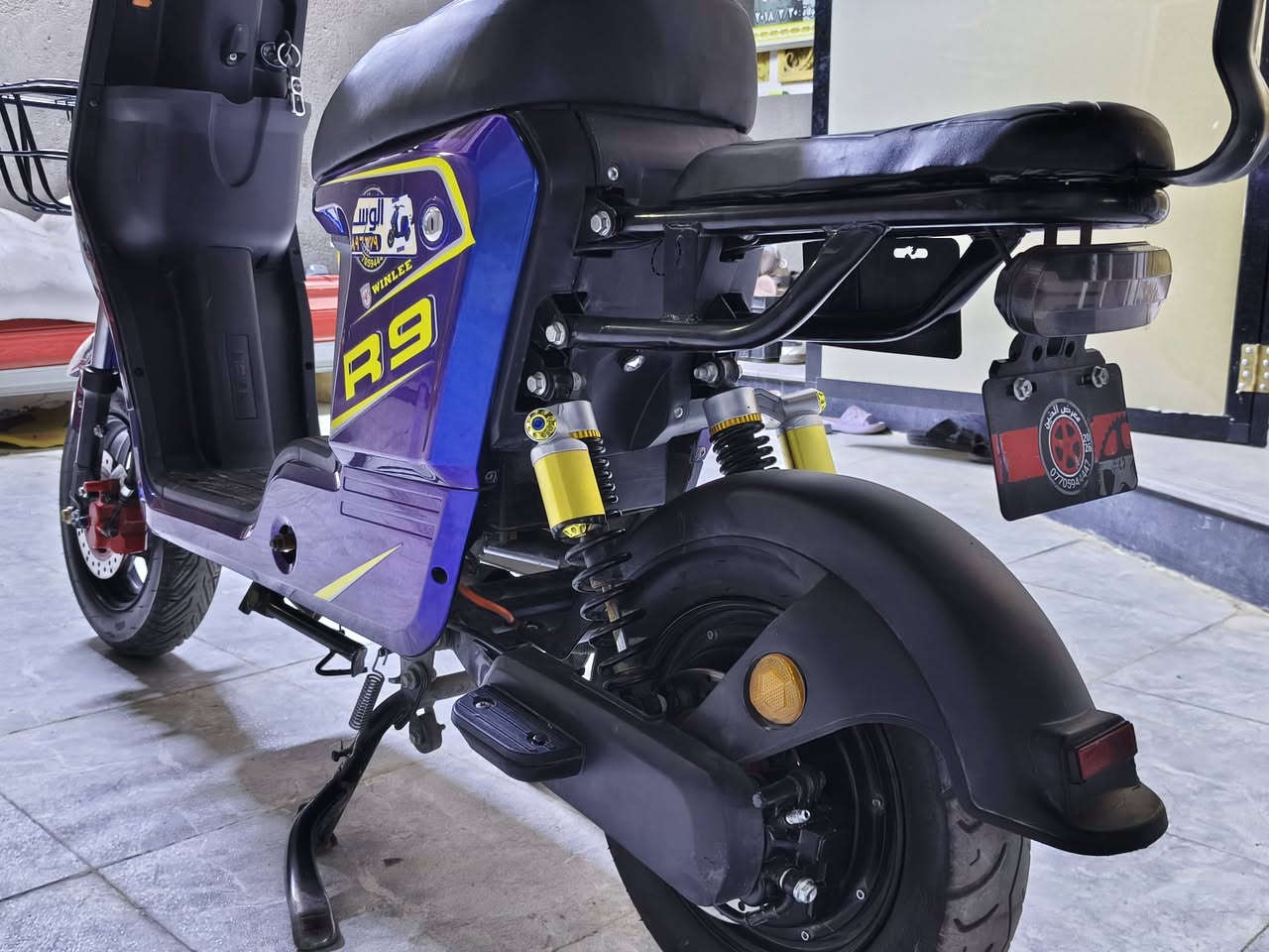 السلام عليكم
دراجه شحن R9 موديل 2026 للبيع 5 بطاريات

السعر 500 وبيها مجال للشراي

مكاني ناصرية مركز

الرقم *********** واتساب
