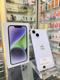 ايفون 14 عادي لون مميز 🩷🩷 نضافه 💯💯 من كد مانضيف عبالك جديد شخط واحد ما...