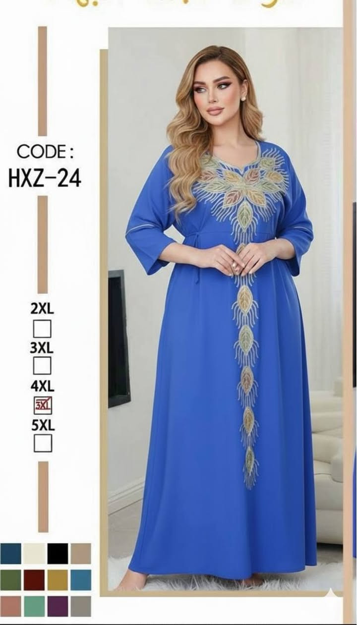 🌟 خامة كشمير سادة اقل طلب درزن 
شغل تطريز  يجنن✨
قماش ناعم، خامة مكفولة ✅
📏 2Xl. 3XL. 4XL. 5XL
🎨6 ألوان  بالدرزن

موديلات راقية ومصورهن تصوير حقيقي للي يريد يتاكد 🌹
والطلب شرط الفحص ميعجبكم يرجع وحتى توصيل مدفعون 

🚚 توصيل متوفر لكل المحافظات 
العراق


**إذا كنت صاحب هذا الإعلان وتريد حذفه لأي سبب، رجاءا أرسل رسالة إلى الدعم الفني**