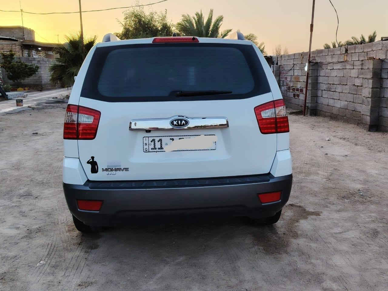 كيا موهافي خليجي موديل ٢٠١٣
كفالة عامة من الصبغ والضربة
تبريد ٣ قطع
عدد بصمة ٢
فور ويل 
فتحة بالقماره 
السياره فول مواصفات واحد على واحد 
تخم تاير جديد
حدادية خلفي وأمامي جديد
محرك ٣٨٠٠ / ٦اسلندر لا تبخير ولا تنقيص 
تحكم ستيرن 
مرايات شفط + جنطة شفط
كامرة خلفية + حساس
كشنات جلد خزن ميموري 
كير كفالة جديد
رقم انگليزي بغداد بأسمي 
السياره مكانها ناصرية ناحية الفضلية للتواصل / ***********
