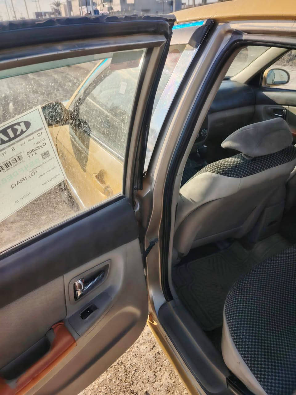 السلام عليكم ورحمه الله وبركاته
*سبكترا موديل 8 وارد امريكي رقم ديالى انكليزي

*مكينة كير خير من الله 

*صدر أمامي خلفي جديد

*حادث جامرلغ امامي والباقي ليبل واحد 

السعر /٦٤ وبيها مجال 

تلفون /‏‪0770 697 0188‬‏

مكاني / ديالى . بعقوبة
