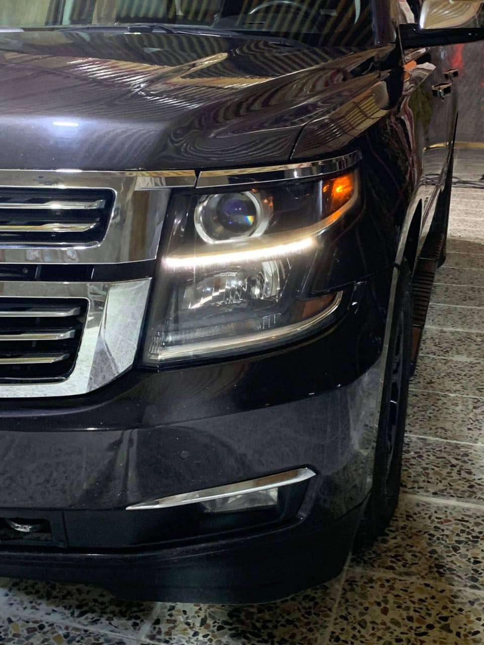 سلام عليكم تاهو للبيع 2017 وارد امريكي LTZ سونار مرفوق بل منشور كير مكينه مكفولات بسمي تحويل او وكاله لون نفطي السعر 275 و بيها مجال *********** مكان بغداد
