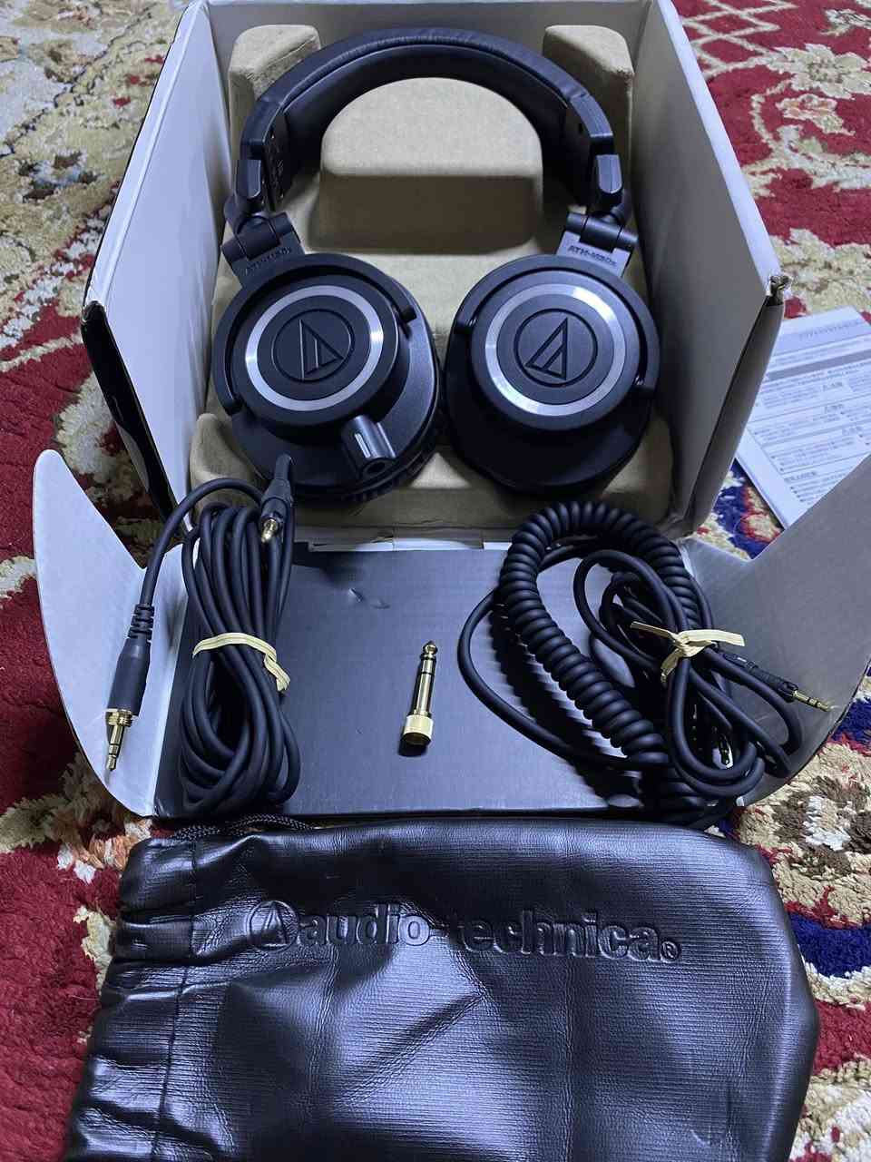 السلام عليكم
حبايب سماعة من اوديو تكنيكا ATH-M50X
من افضل سماعات الصوتيات بالعالم 
جديده غير مستعمله
كامله ملحقات
سعرها 140 الف 
متوفر توصيل🌹


**إذا كنت صاحب هذا الإعلان وتريد حذفه لأي سبب، رجاءا أرسل رسالة إلى الدعم الفني**