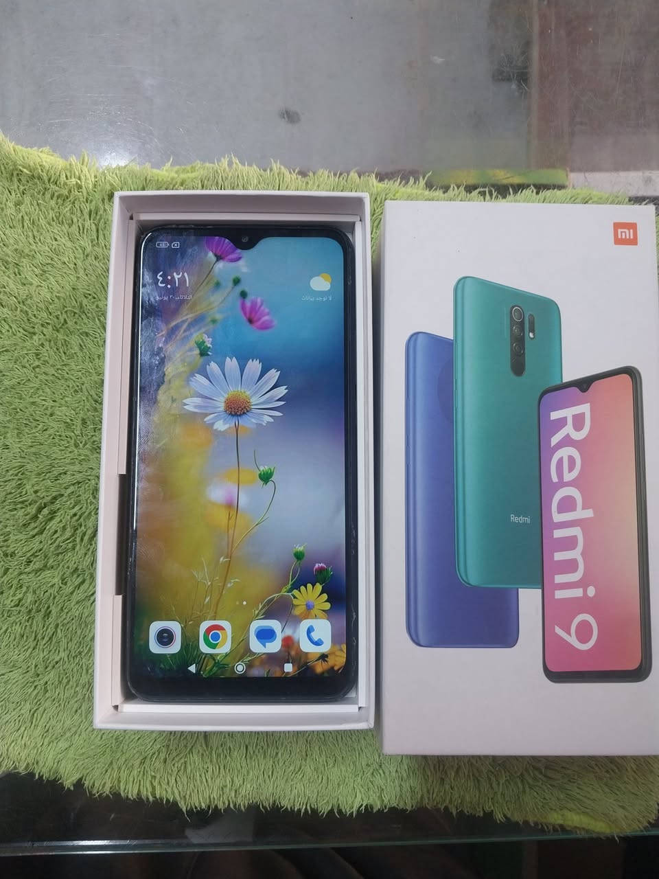 جهاز شاومي  ‎Redmi 9    
❤الشاشة 6.53 إنش من نوع  LCD ودقة FHD+
❤المعالج Helio G80
❤الرام 4 GB  
❤ذاكرة التخزين 64
❤الكاميرات الخلفية 13+8+5+2
❤الكاميرا أمامية 8MP 
❤البطارية 5020 mAh
❤ نضام التشغيلاندرويد 10
بسعر 65 الف 
يوجد توصيل


**إذا كنت صاحب هذا الإعلان وتريد حذفه لأي سبب، رجاءا أرسل رسالة إلى الدعم الفني**