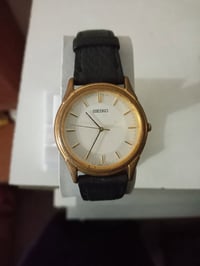 سيكو ياباني • قطر ٣٢ • سوار جلد أصلي