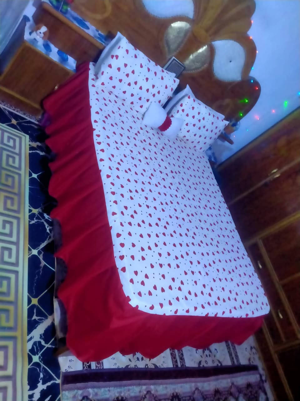 عرض خاص فقط ١٦ الف
فرشه نفرين وثنين مخاد
يوجد توصيل كل المحافضات
الحجز مراسله الصفحه خاص
القماش همايون اماراتي قطني زبده ضمان سنه غسل الفحص  عند الاستلام


**إذا كنت صاحب هذا الإعلان وتريد حذفه لأي سبب، رجاءا أرسل رسالة إلى الدعم الفني**