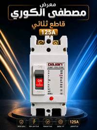 قاطع ثنائي 125A كبير