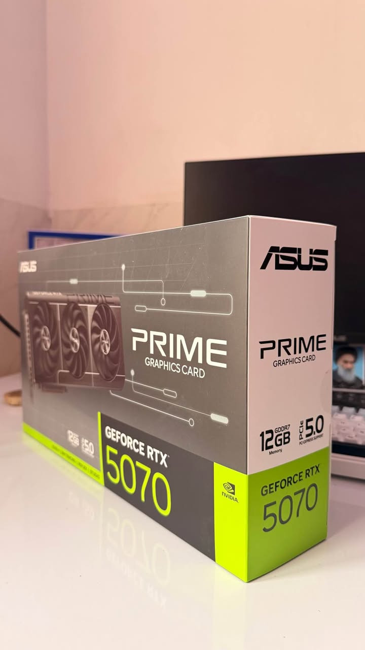 متوفر جديد غير مستعمل 
كارت شاشة RTX 5070 12g النجف, العراق


**إذا كنت صاحب هذا الإعلان وتريد حذفه لأي سبب، رجاءا أرسل رسالة إلى الدعم الفني**